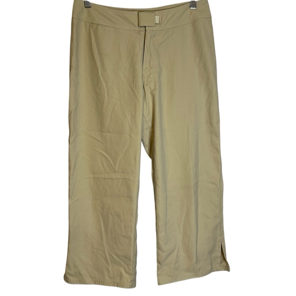 Patagonia Capris Cropped Hiking Travel Performance Pants Khaki Size 6 Tan